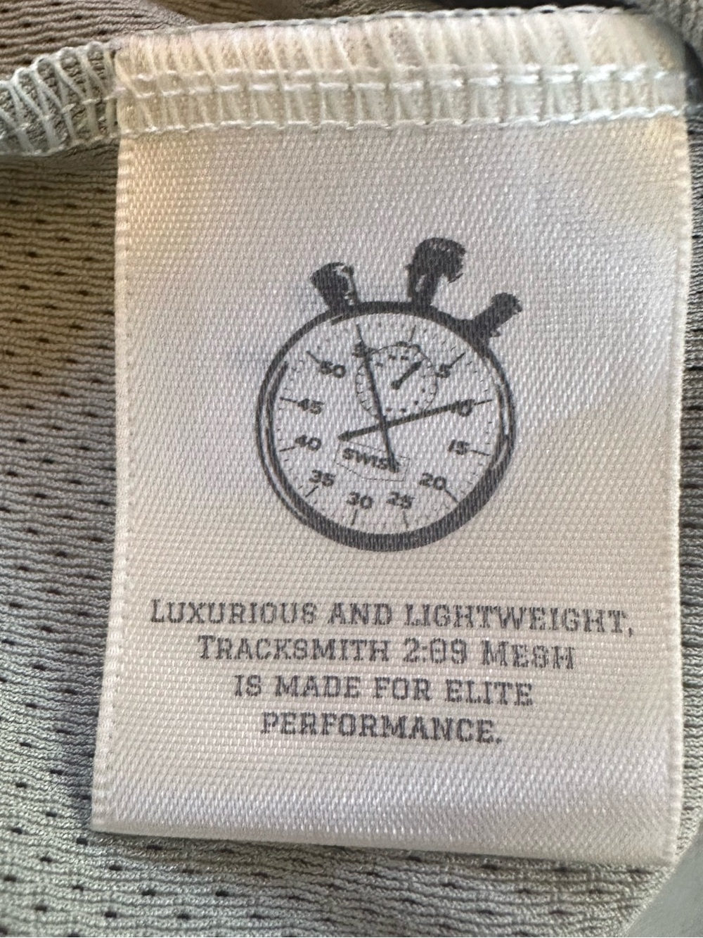 Tracksmith Van Cortlandt Long Sleeve Running Top Size Large Olive Green Like New - Picture 7 of 8